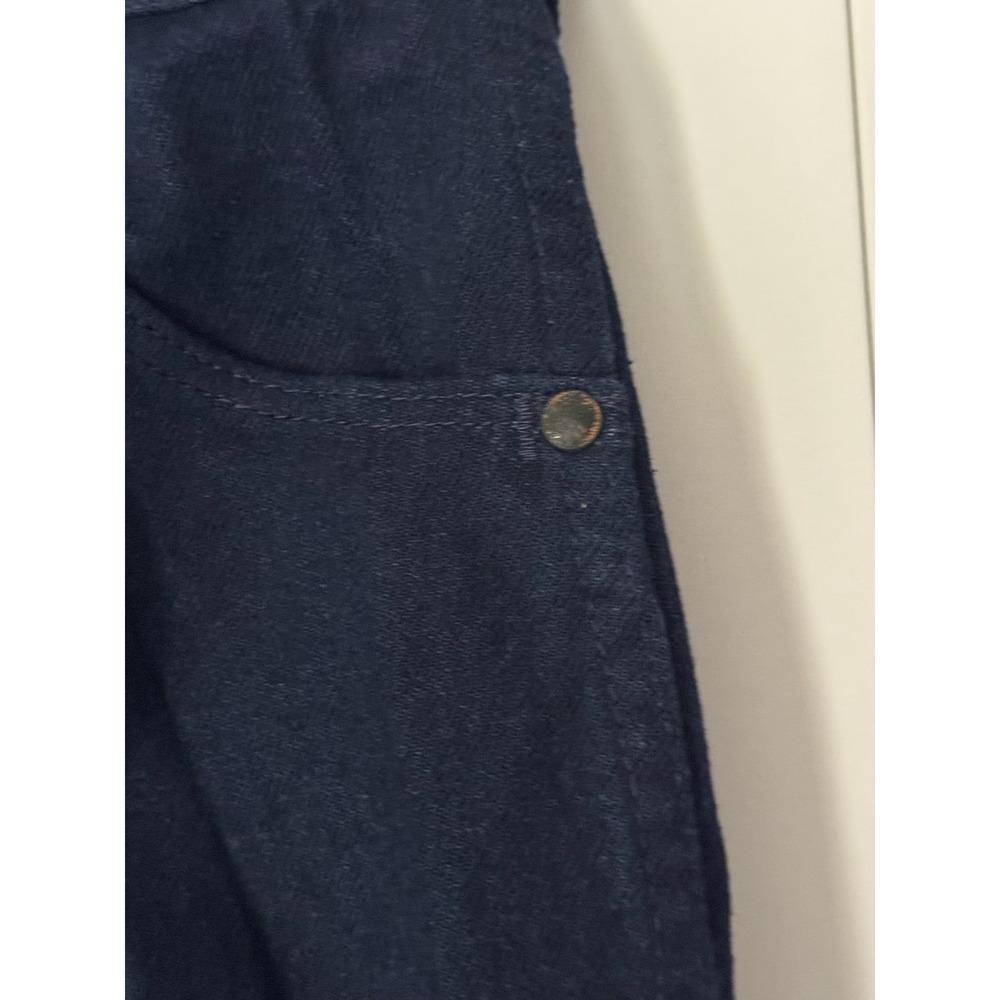 Vintage Wrangler 14MWZ Cowboy Cut Tapered Leg Indigo Blue Denim Jeans NWT - Picture 6 of 12